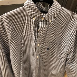 Checkered Johnnie-O long sleeve button down